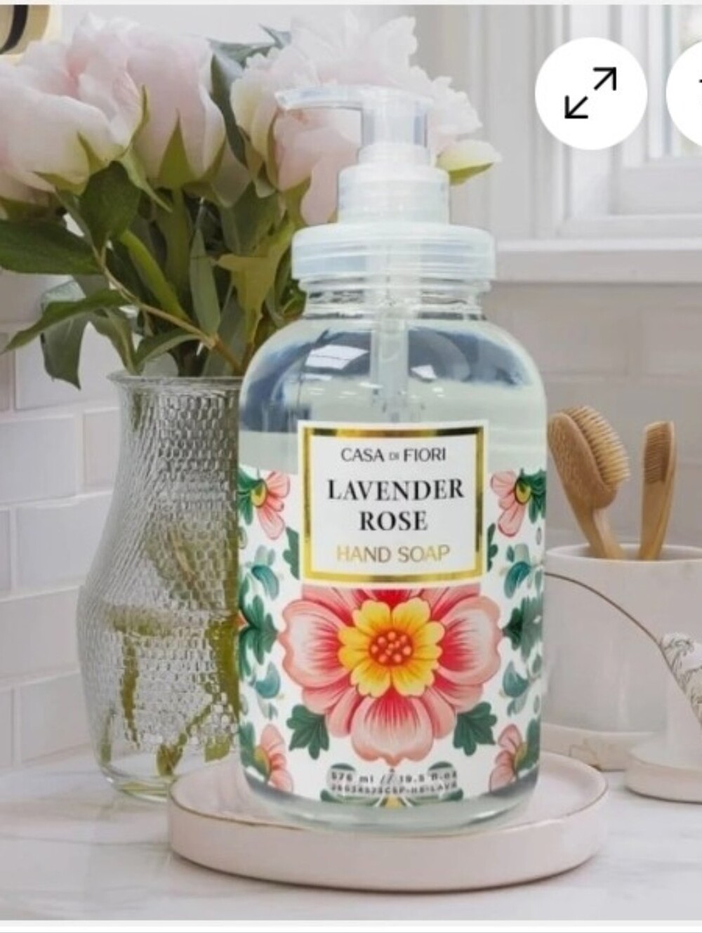 Casa Di Flori Lavender Rose Hand Soap